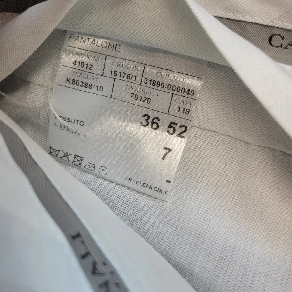 Canali measurements waist
